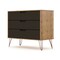 Manhattan Comfort Rockefeller Dresser, Nature and Textured Grey 103GMC7 - alternate 7